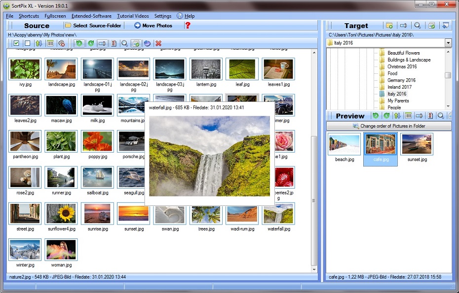 Photo Organizing Software Windows 10, 8 and 7 Free Download